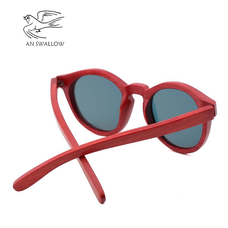 Xanh Bảo Vệ Môi Trường Tay Tre Và GỖ Kính Tre Đỏ Gọng Kính Mát Nam Nữ Lái Xe Sunglasse