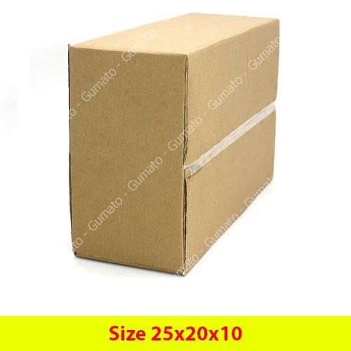 Hộp giấy, thùng carton size 25x20x10 giấy carton gói hàng Everest