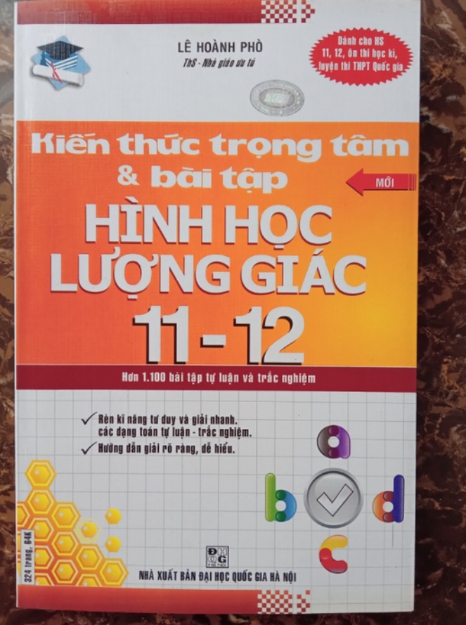 Sách - Kiến Thức Trọng Tâm Và Bài Tập Hình Học - Lượng Giác 11-12