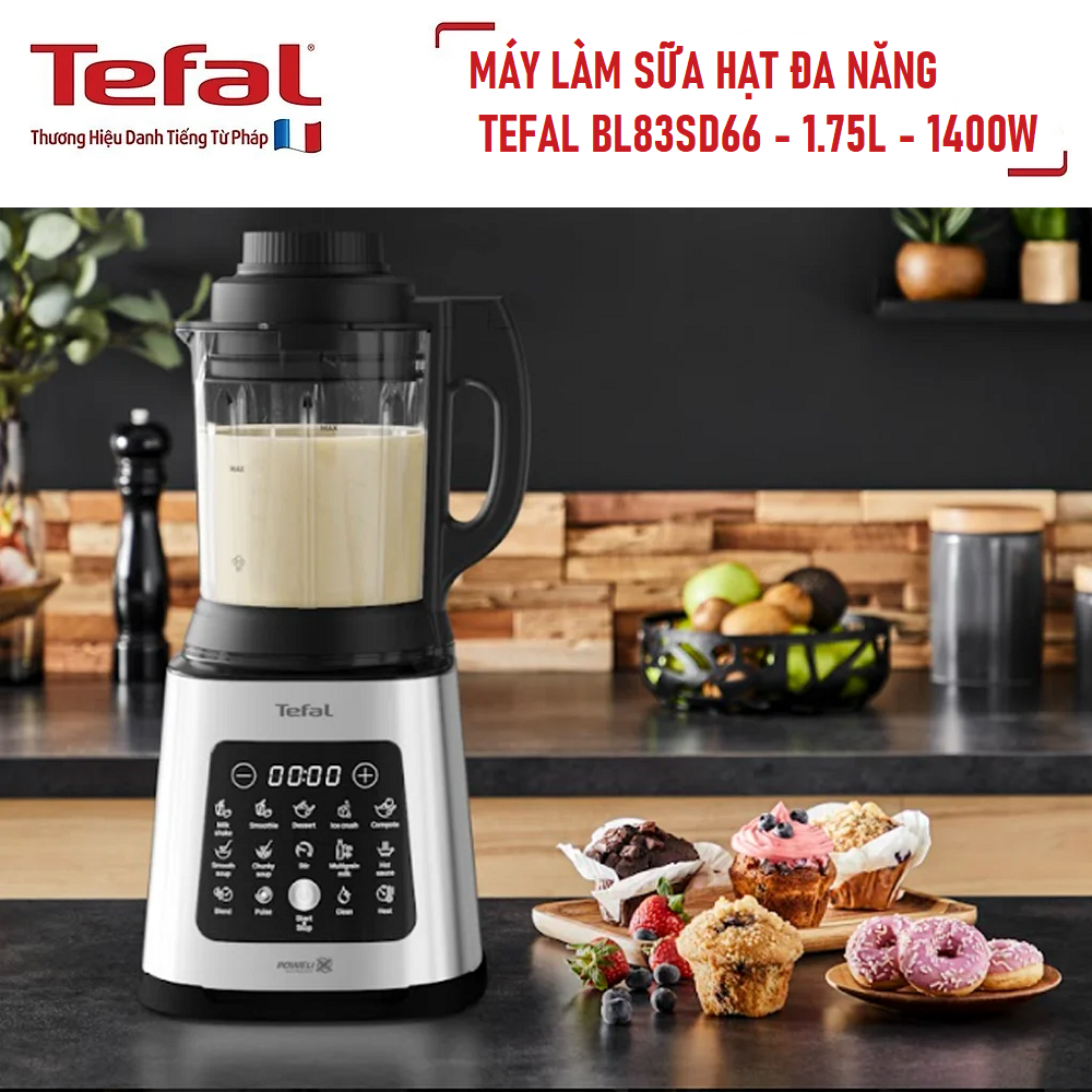 Máy làm sữa hạt, xay và nấu đa năng Tefal BL83SD66 1400W 1.75L - Hàng Chính Hãng