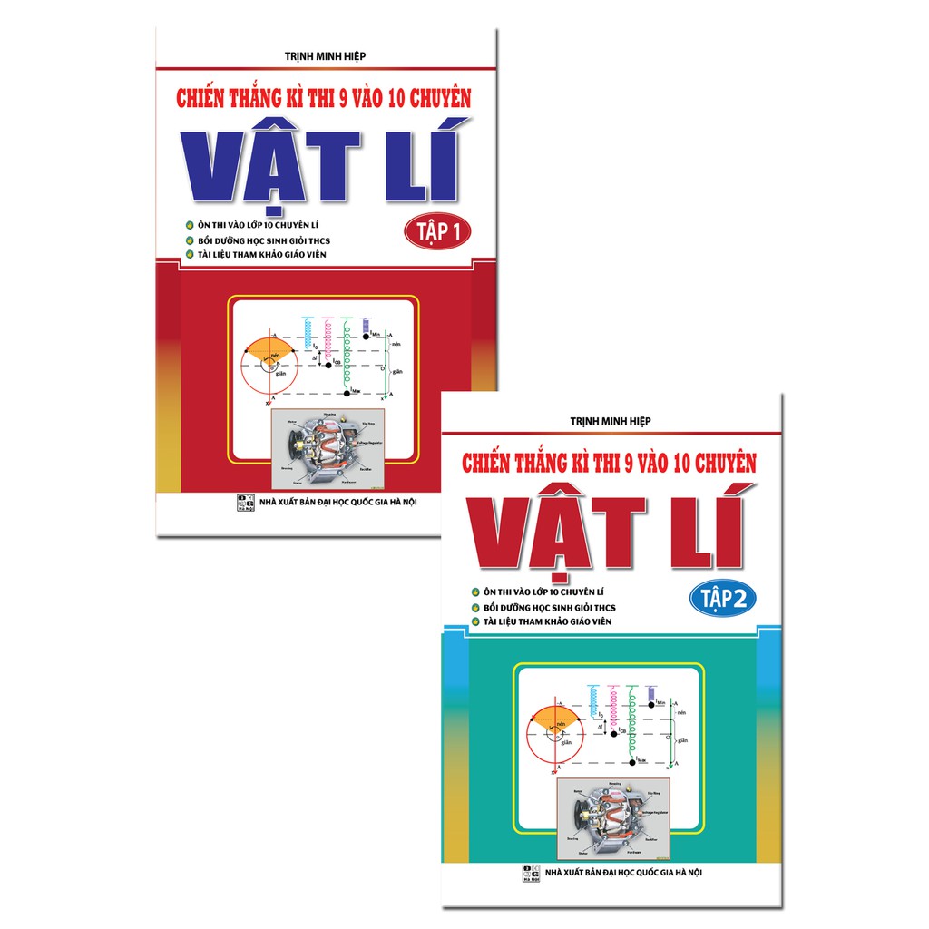Sách - Combo Chiến Thắng Kì Thi 9 Vào 10 Chuyên Môn Vật Lí