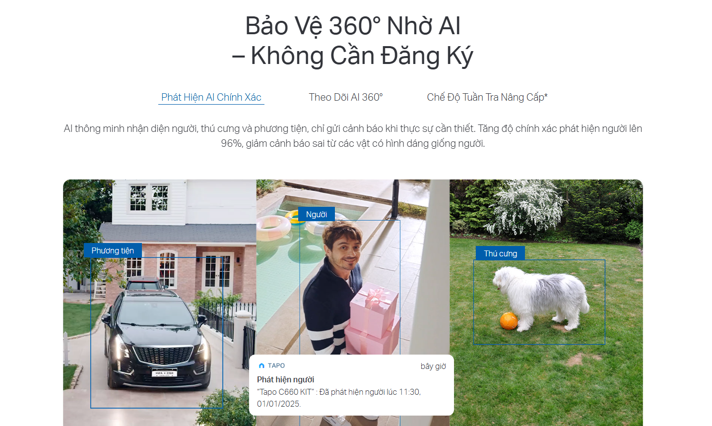CAMERA WIFI NGOÀI TRỜI TAPO C660 KIT 8MP TẶNG KÈM PIN NĂNG LƯỢNG - GÓC NHÌN TOÀN CẢNH, ĐÊM CÓ MÀU, WIFI KÉP, CẢNH BÁO