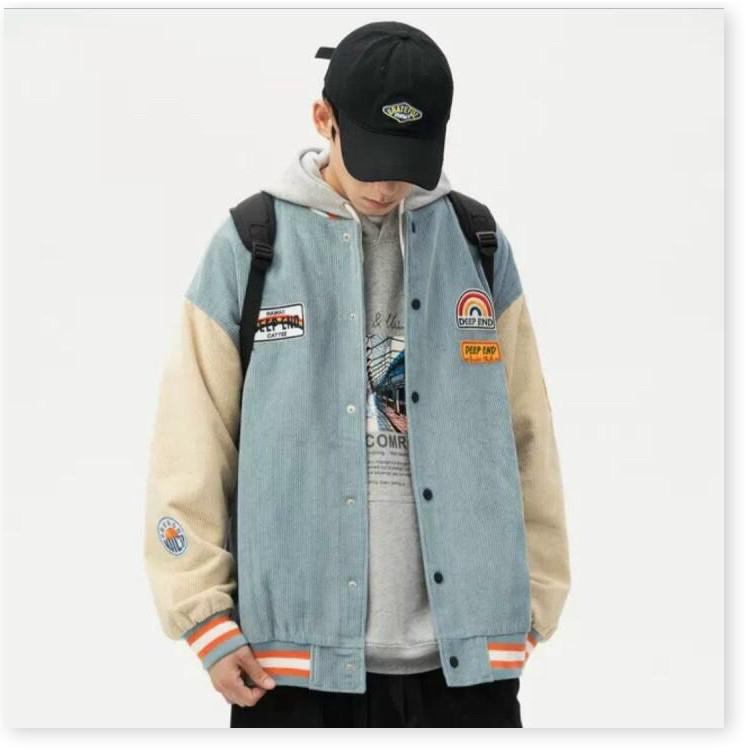 ÁO KHOÁC NHUNG NAM BOMBER UNISEX NHIỀU MÀU SÁC SINH ĐỌNG THỜI TRANG LANO STORE 99
