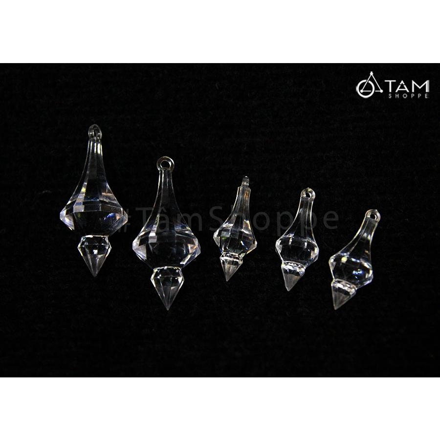 Phụ kiện trong suốt trang trí noel thạch nhũ kim cương X-PKTCT-68