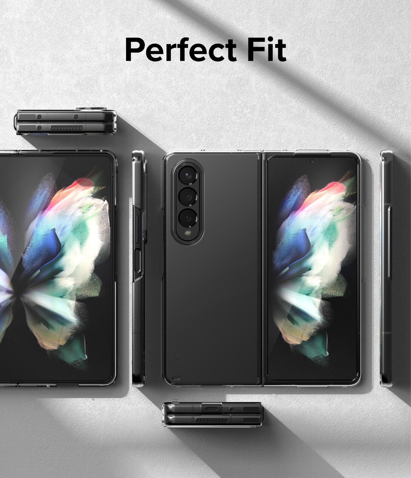 Ốp lưng chống sốc trong suốt cho Samsung Galaxy Z Fold 4 hiệu Likgus Crashproof giúp chống chịu  mọi va đập - hàng nhập khẩu