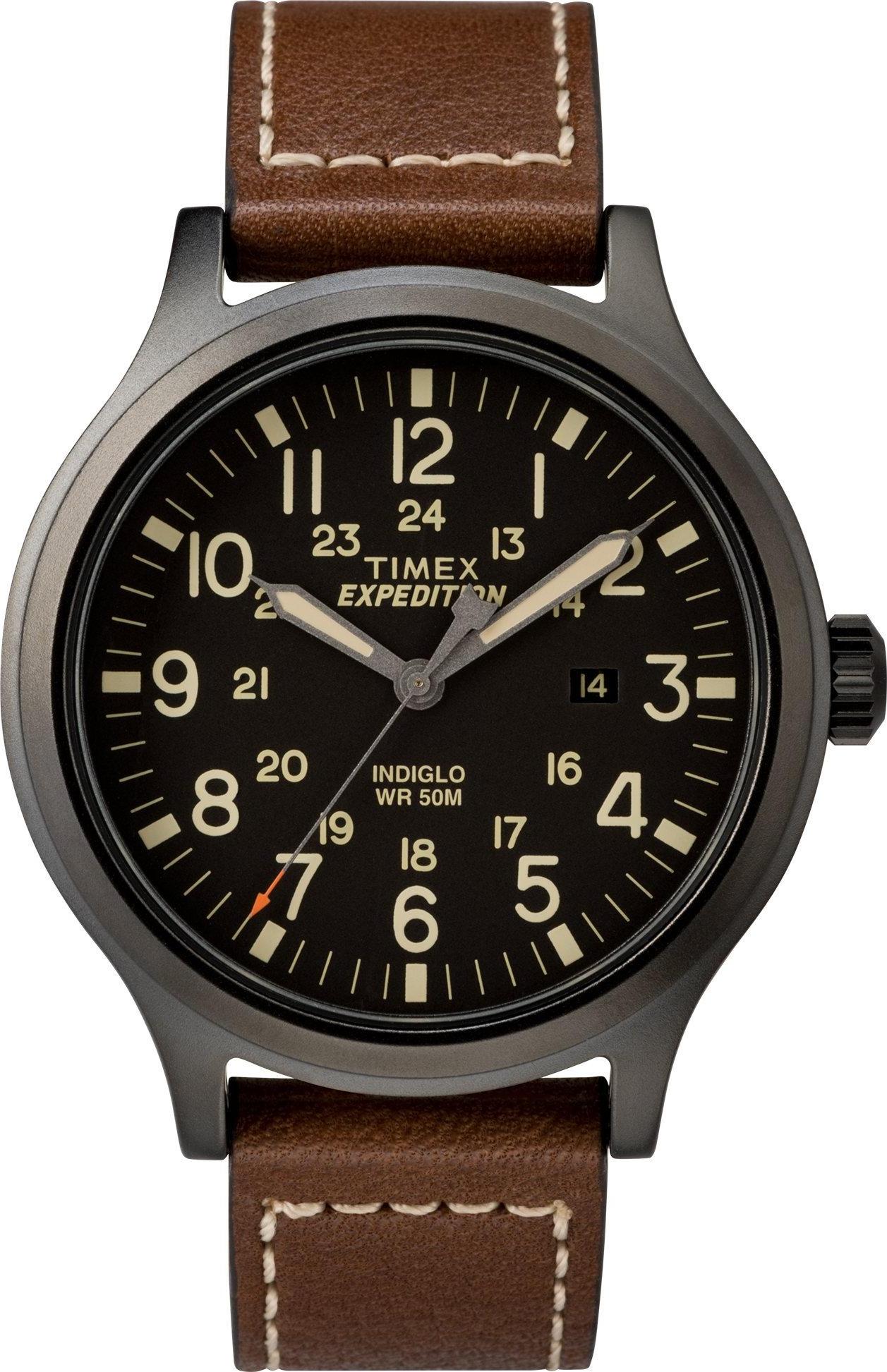 Đồng Hồ Nam Timex TW4B11300 Expedition Scout 43 Với Dây Da