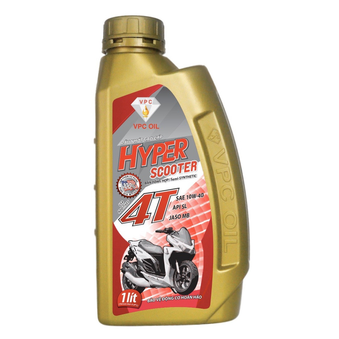 Dầu Nhớt Bán Tổng Hợp Dành Cho Xe Tay Ga VPC Hyper Scooter