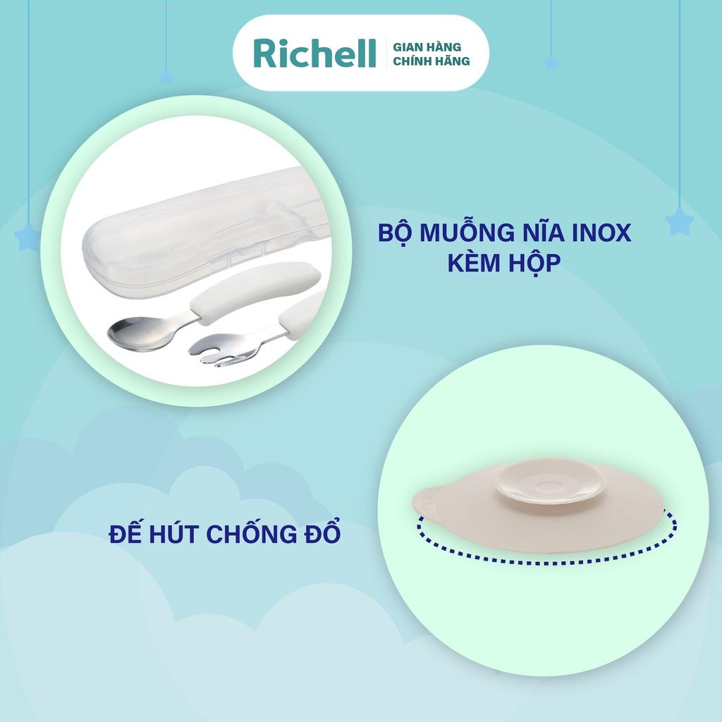 Bộ ăn dặm inox TLI Richell Nhật Bản | Baby