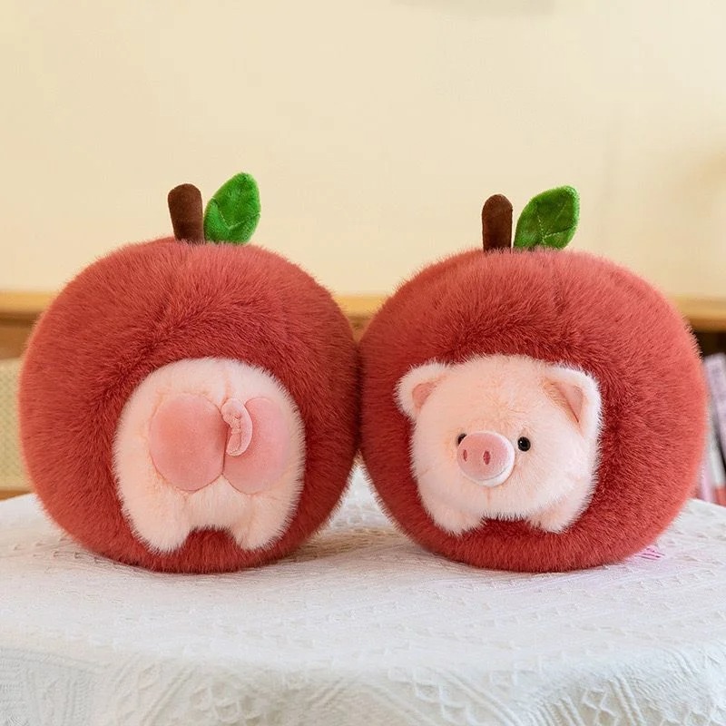 Thú nhồi bông heo trong quả cute - Size 20 đến 35cm - Quà tặng gấu bông xinh xắn êm mịn