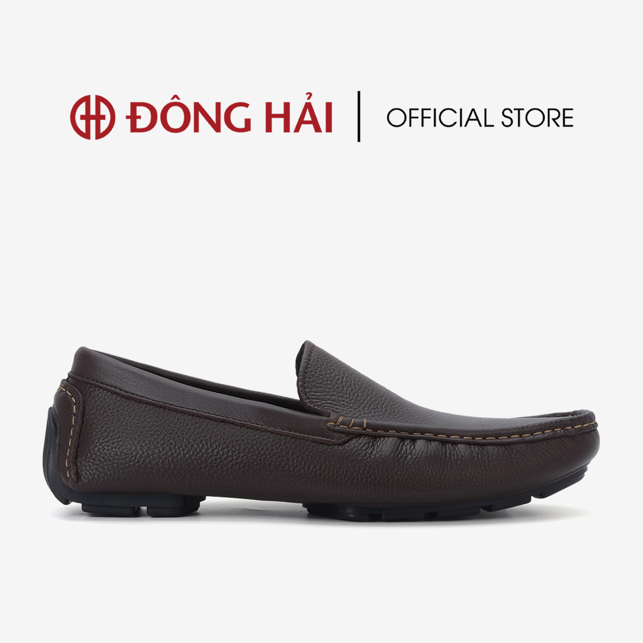 Giày lười nam Đông Hải chất da bò cao cấp có vân tự nhiên tăng vẻ nam tính - G2284