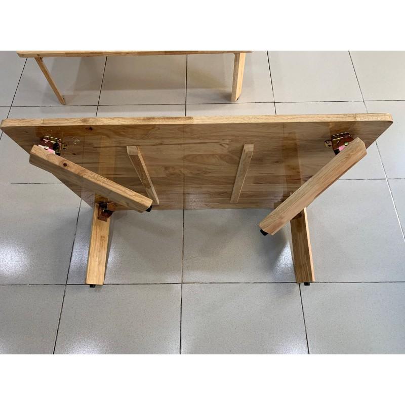 Bàn Gỗ Ngồi Bệt Kiểu Nhật 100x50cm - Bàn Gỗ Chân Bánh Mì.