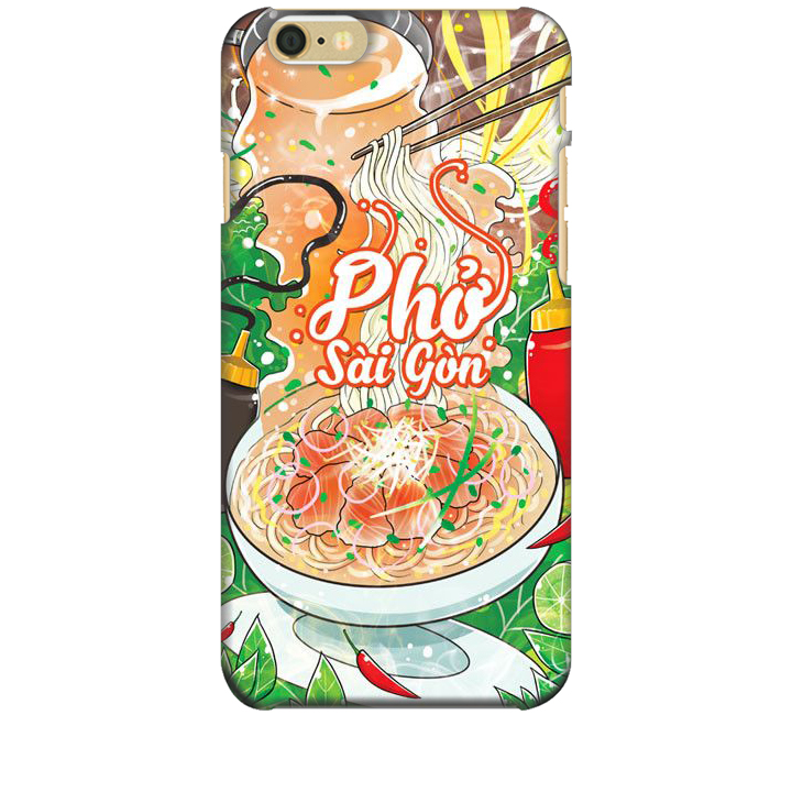 Ốp lưng dành cho điện thoại IPHONE 6S Hình Phở Sài Gòn - Hàng chính hãng