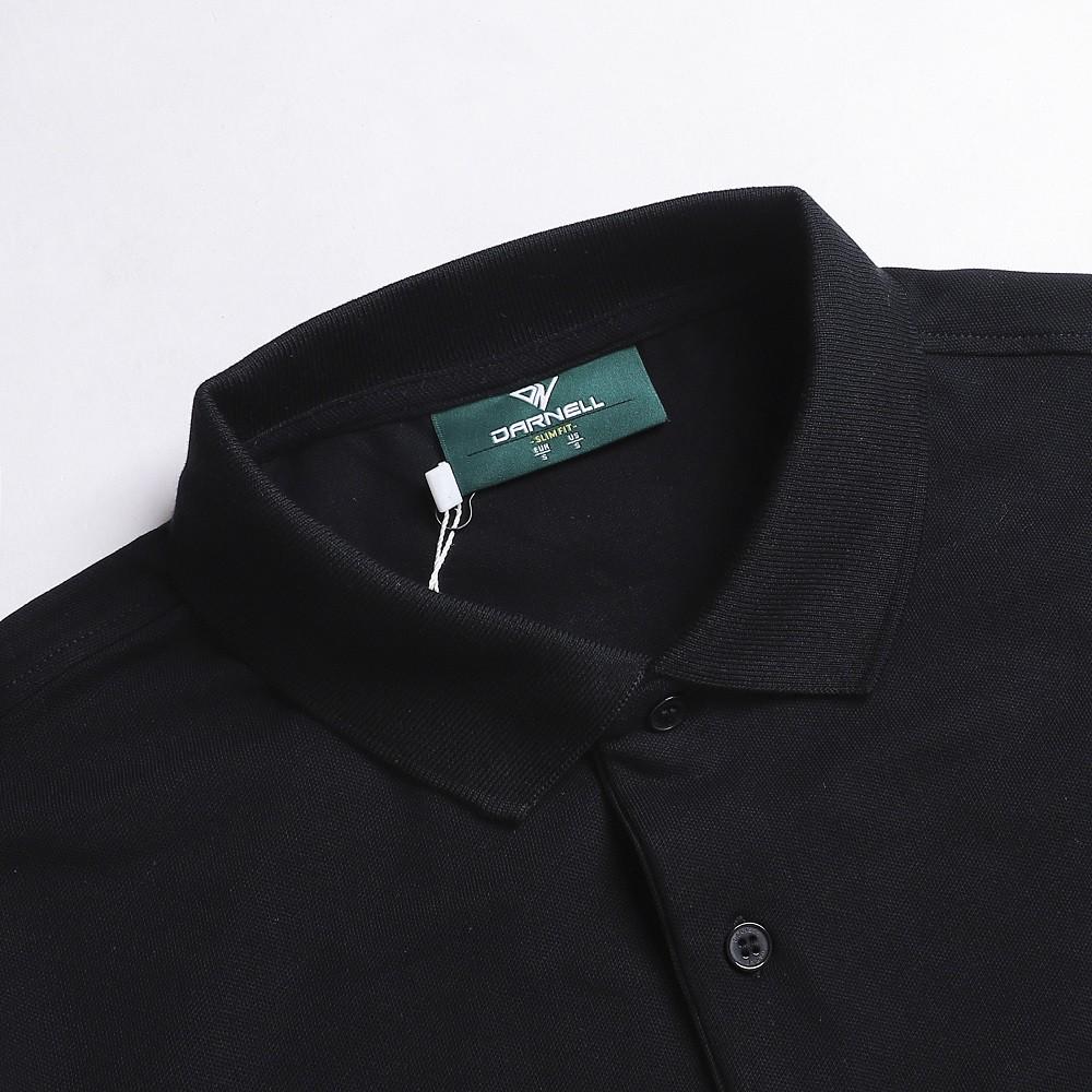 Áo thun polo nam cao cấp họa tiết kẻ pha màu chất cotton mềm mịn thấm hút mồ hôi chính hãng DARNELL DN0029