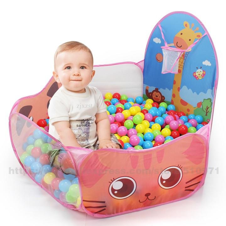 Lều bóng kèm 100 quả bóng cho bé yêu