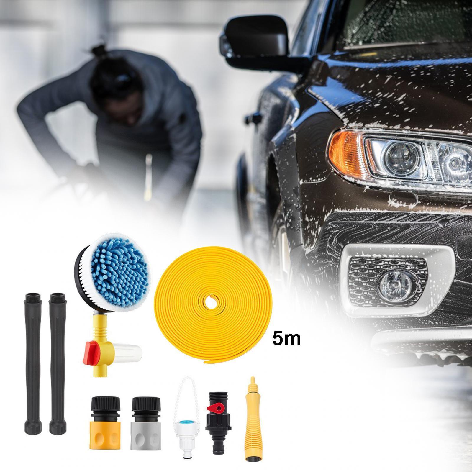 Car Rotary Wash Brush  Cleaning Mop for Glass Garden Sprinkling Tool