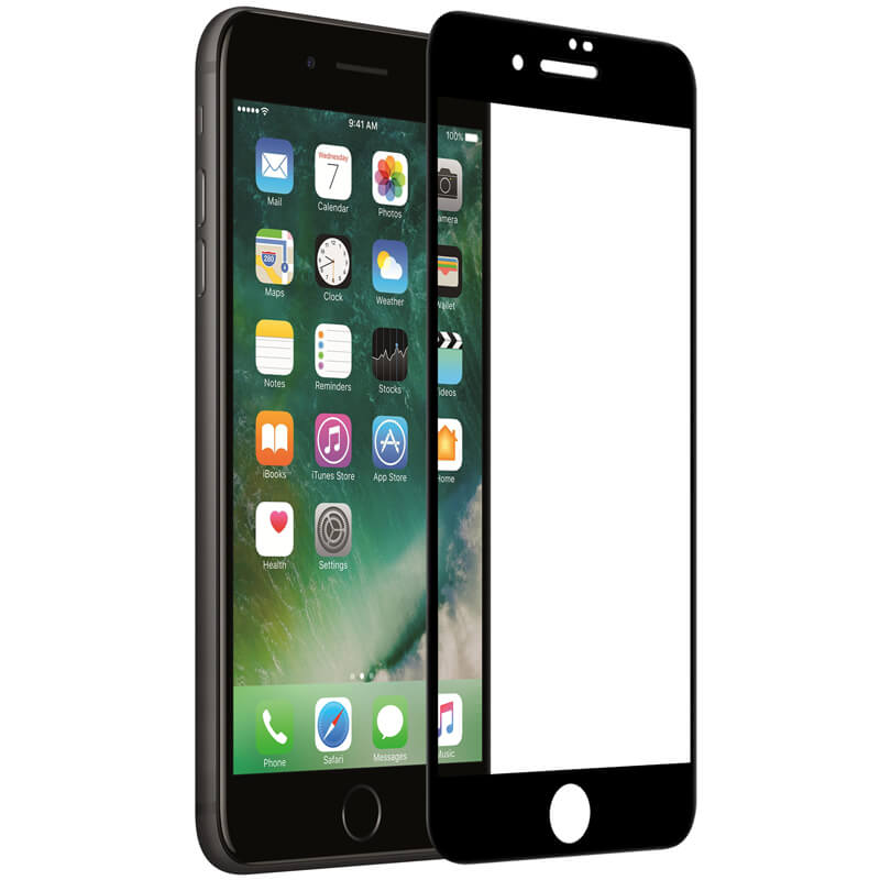 Trắng - Miếng dán kính  cường lực 3D full màn hình cho iPhone 7 Plus / 8 Plus hiệu Nillkin XD CP + Max (Mỏng 0.3mm, Kính ACC Japan, Chống Lóa, Hạn Chế Vân Tay) - Hàng chính hãng