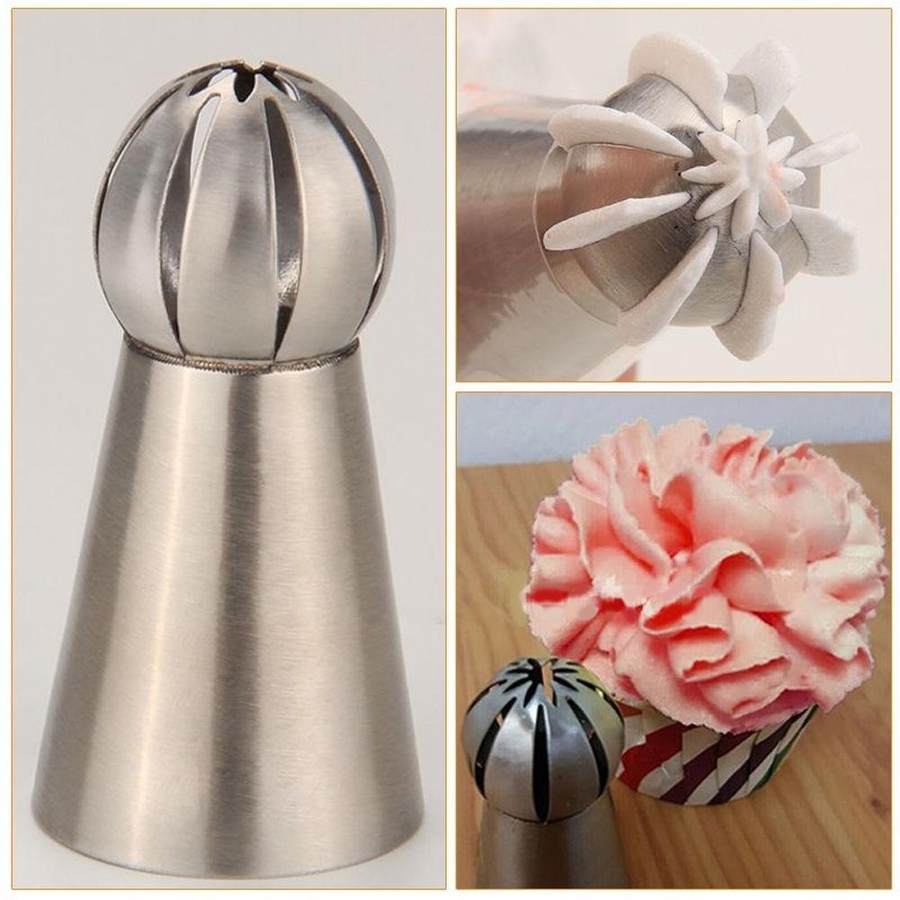 Bộ 7 Đuôi bắt bông kem cupcake 3D Balltips cầu đui tạo hình hoa văn bánh kem dạng Hình Quả Cầu - CBDUI3DBALL7P