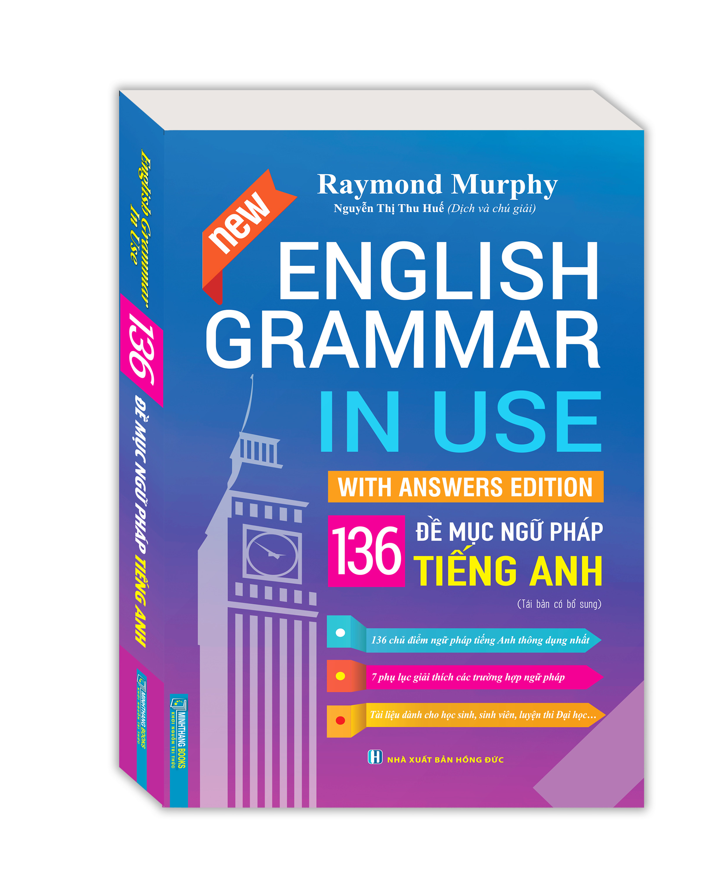 English Grammar In Use - 136 Đề Mục Ngữ Pháp Tiếng Anh. Tặng bút/ sổ tay