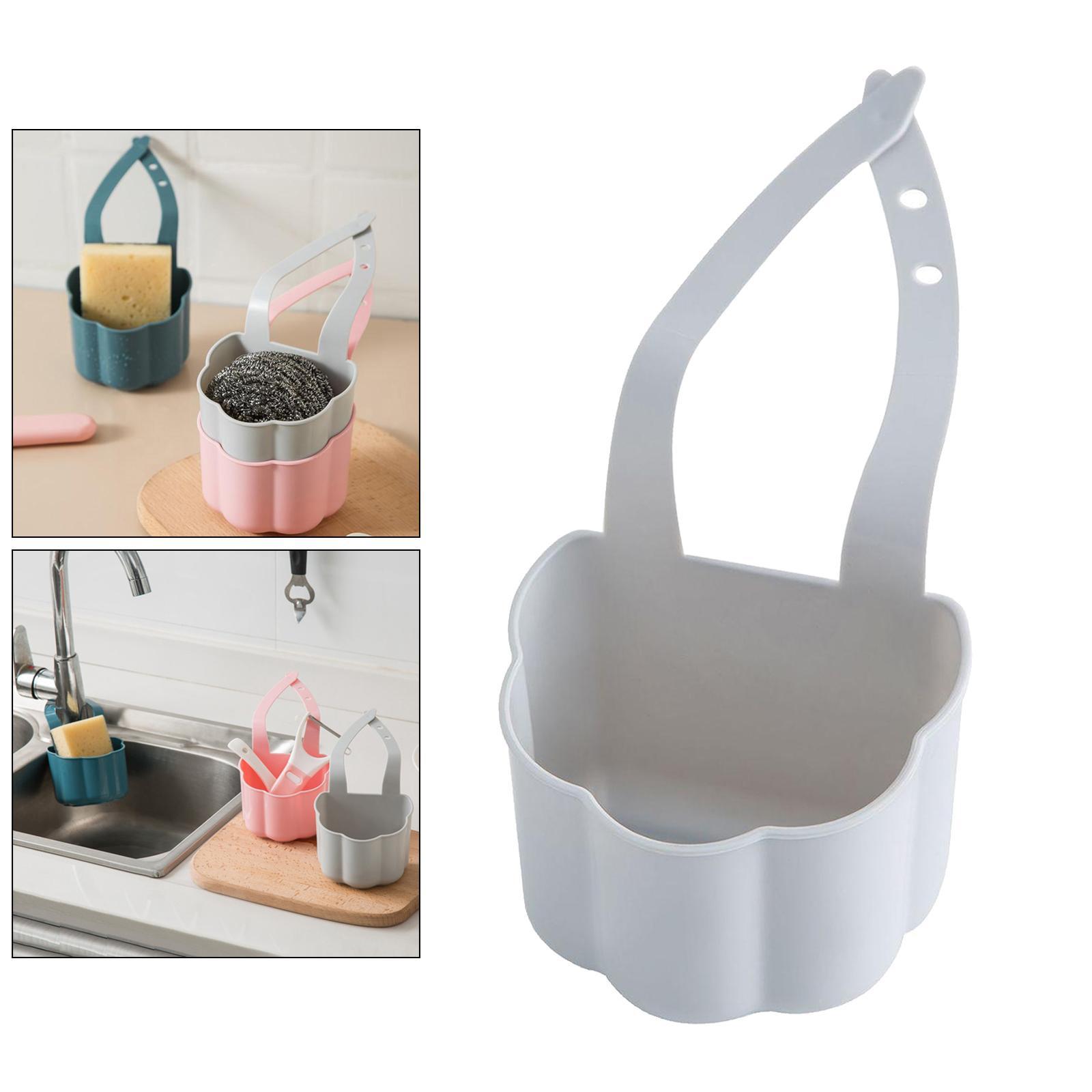 Sink Basket Strainer Drain Shelf Sink Storage Rack Holder