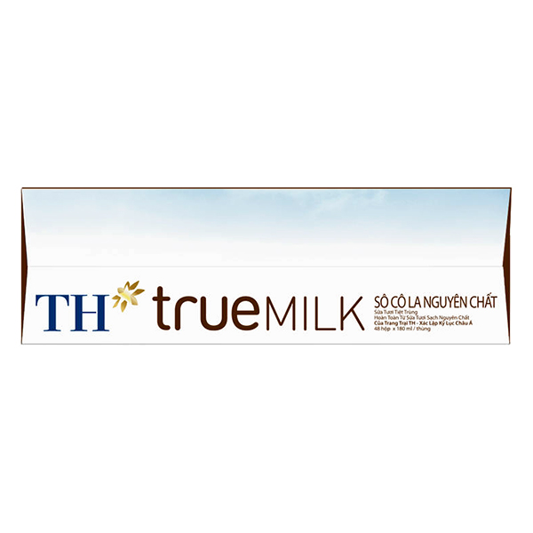 Thùng 48 Hộp Sữa Tươi Tiệt Trùng Sô Cô La TH True Milk (110ml/Hộp)