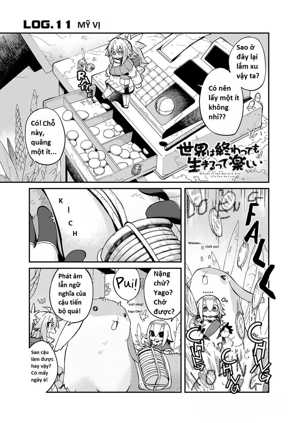ngay cả khi hậu tận thế, thật hạnh phúc vẫn còn được sống... chapter 11 1