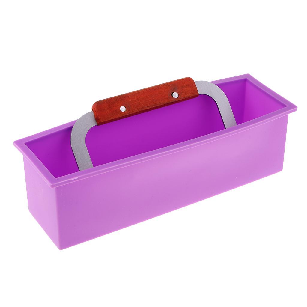 2x Rectangular Cavity Silicone Soap Loaf Cutter Cutting Tool