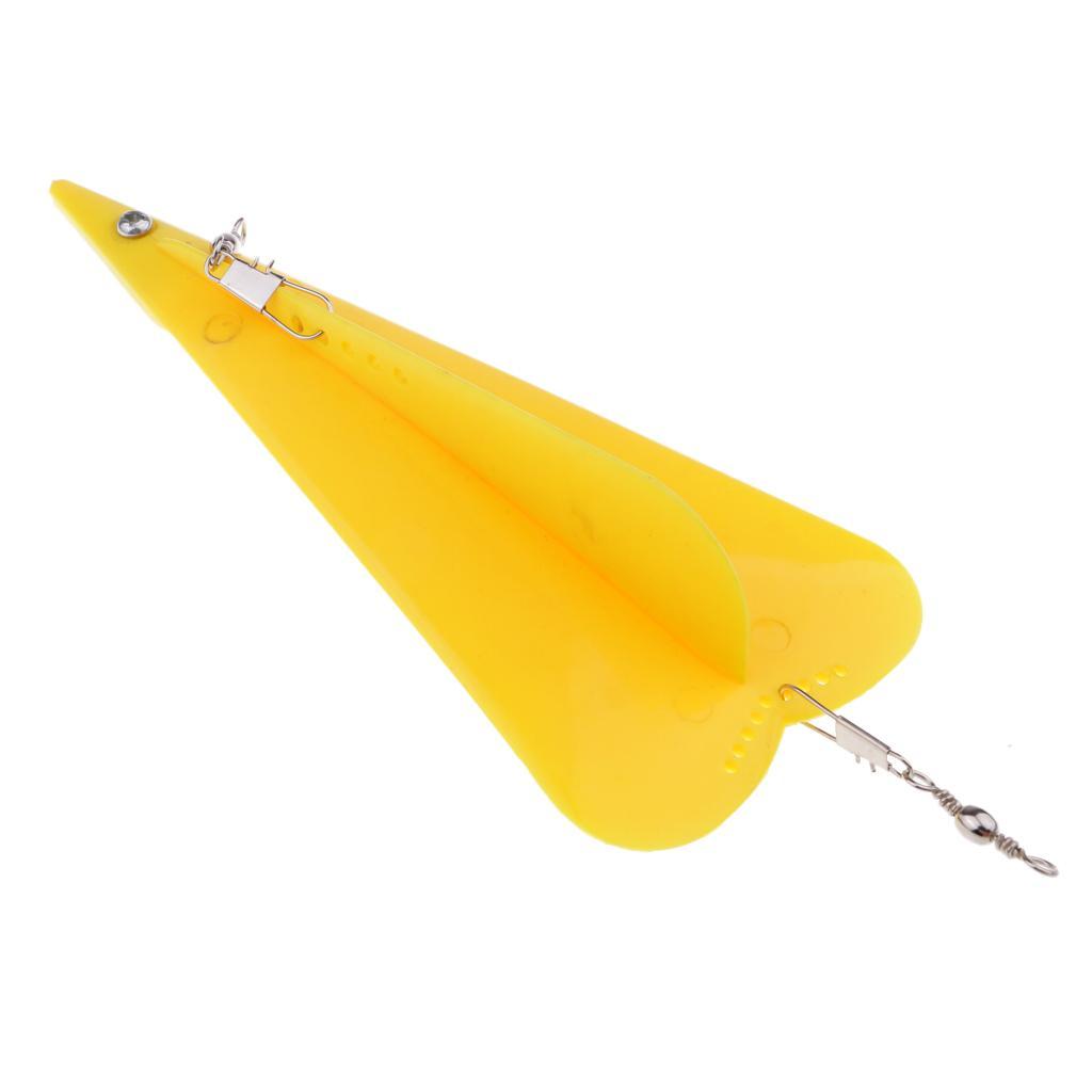 3pcs Fishing Trolling Diving Board With Lead Sinker Boat Fishing Diver Board