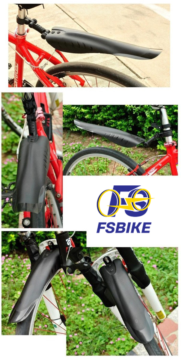 Bộ Chắn Bùn Xe Đạp Cao Cấp Chất Liệu Cao Su Dẻo Siêu Bền FSBike + Kèm Ốc Vít