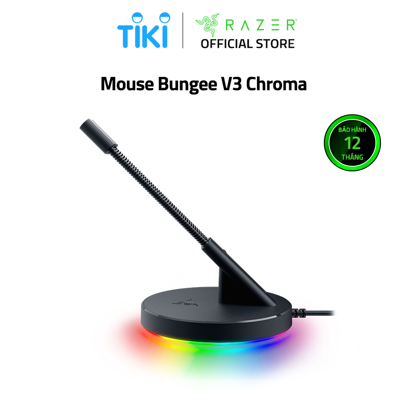 Đồ giữ dây chuột Razer Mouse Bungee V3 Chroma_RC21-01520100-R3M1- HÀNG CHÍNH HÃNG