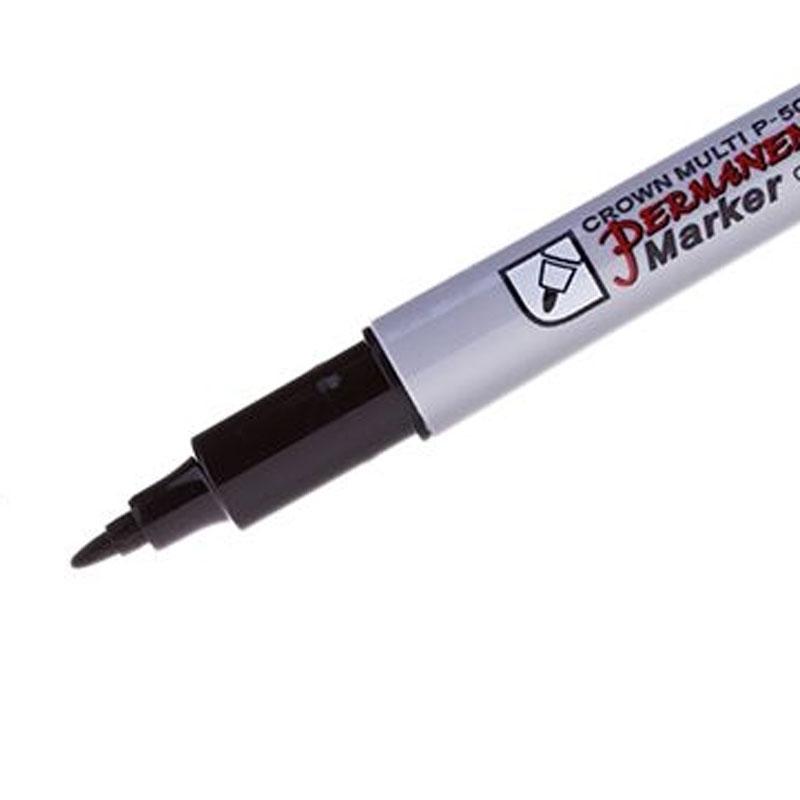 Bộ 3 Bút Lông Dầu Crown P-505F - Mực Đen