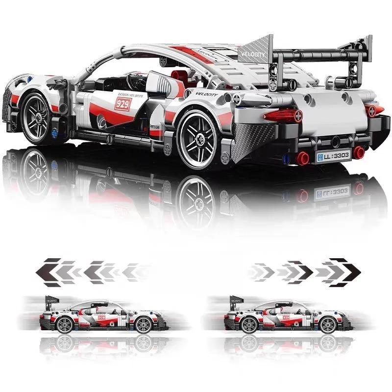 Đồ Chơi Lắp Ráp Xe Thể Thao Chạy Đà Siêu Tốc - Super Speed Pullback Sports Car - Toys&amp;Joys 3303 (540 Mảnh Ghép)