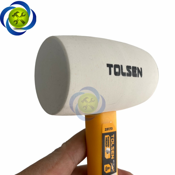 Búa cao su trắng Tolsen 25173 225g cán nhựa