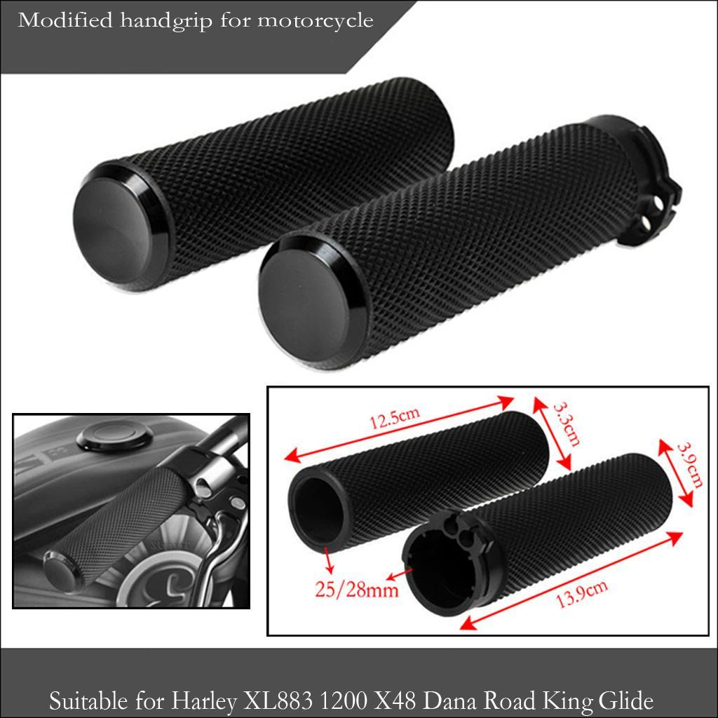 1 Inch 25mm Handlebar Grips for Harley XL883 1200 X48 Glide