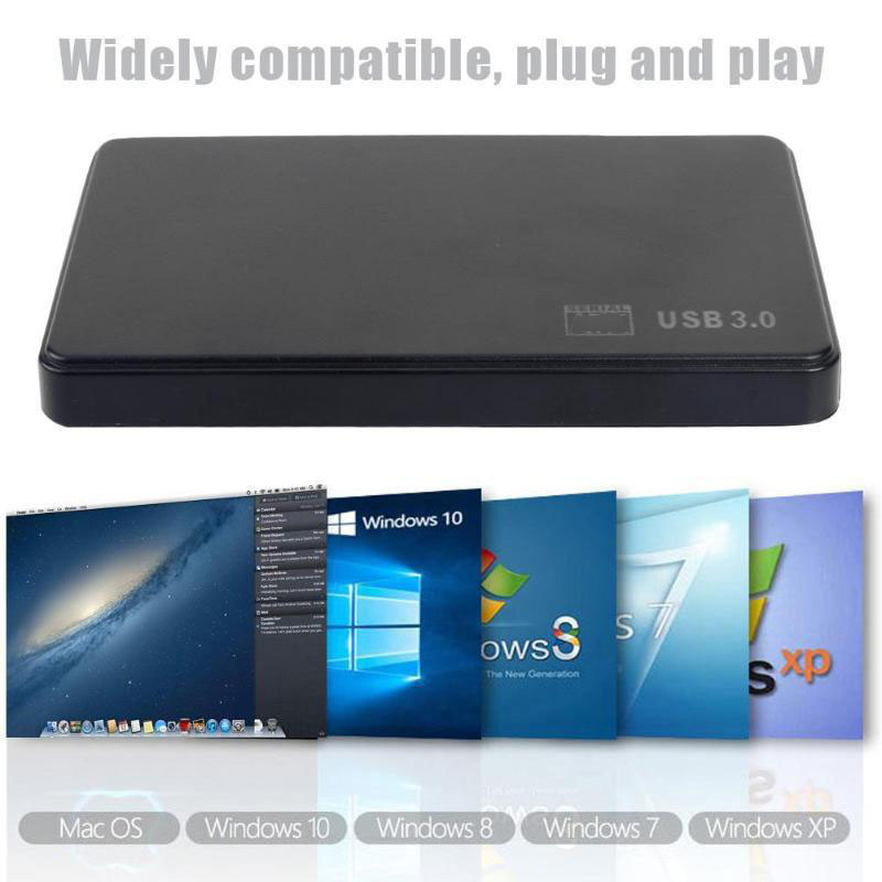 Hộp Đựng Ổ Cứng Gắn Ngoài HDD,SSD Box SATA USB 3.0 (2.5-inch) ( Tặng kèm bao da đựng box)