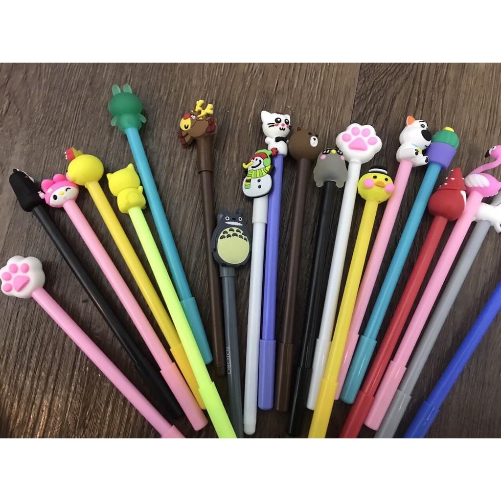Set 20 bút bi nước siêu ngộ nghĩnh kèm túi đựng