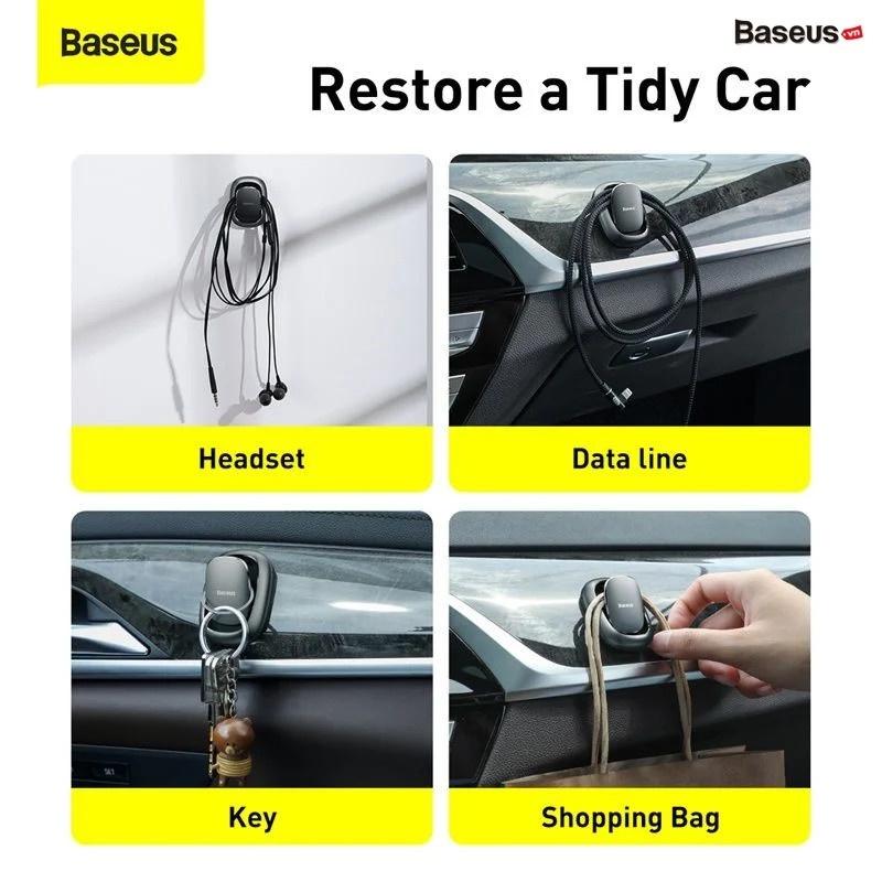 Miếng dán móc treo đa năng Baseus Beetle Vehicle Hook