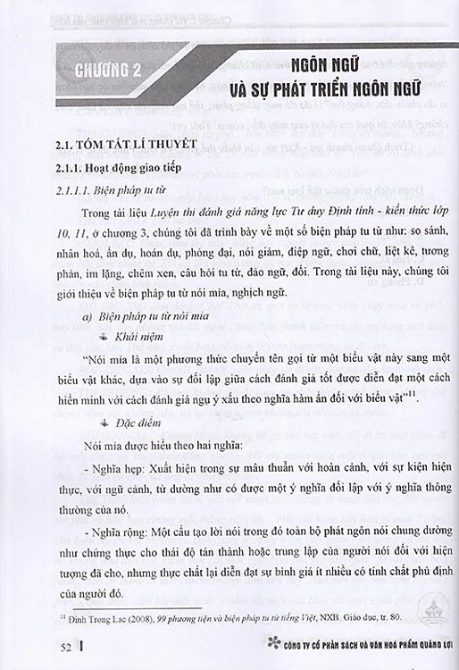 Sách - Luyện Thi Đánh Giá Năng Lực - Tư Duy Định Tính - Kiến Thức Lớp 12 (Dành Cho Các Kì Thi Đánh Giá Năng Lực)