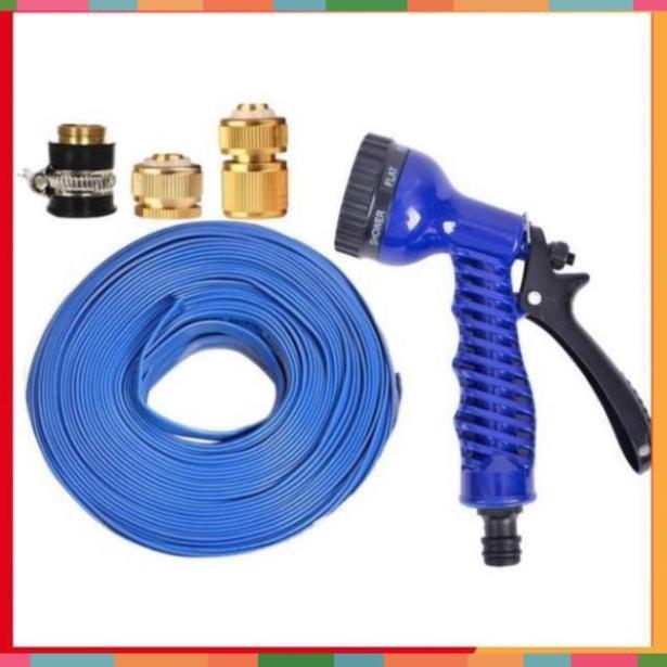 Bộ dây tăng áp 3 lần vòi xịt nước rửa xe, tưới cây loại 3-5m 206843