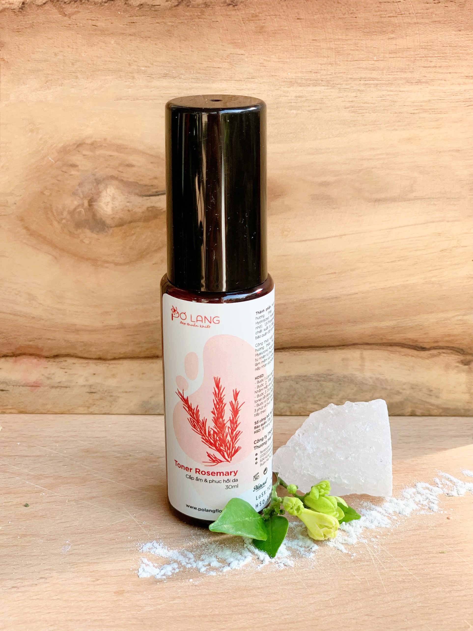 Toner Pơ Lang cấp ẩm và cân bằng da Hương Thảo 30ml