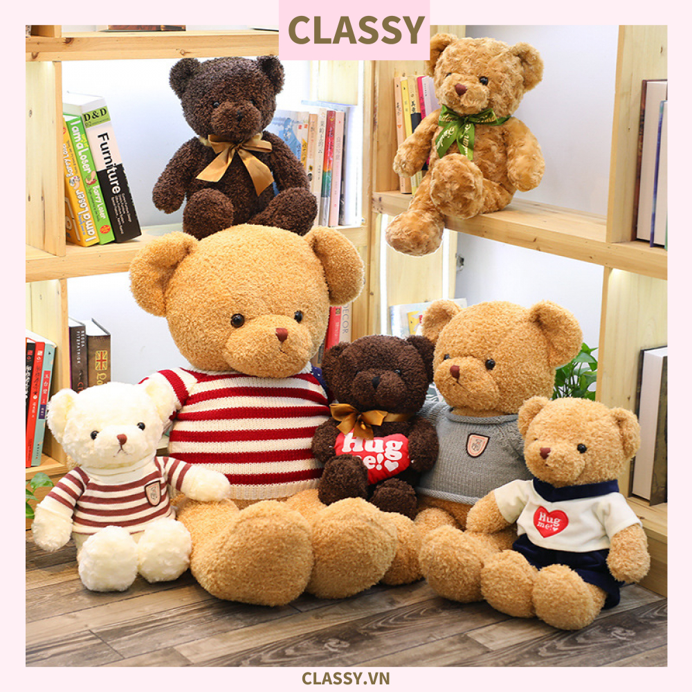 Classy Gấu bông Teddy mặc áo siêu êm siêu mịn B1375