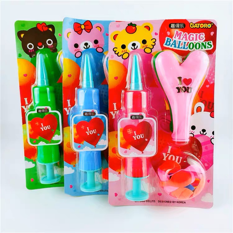 Bộ bơm bóng bay hình trái tim độc đáo