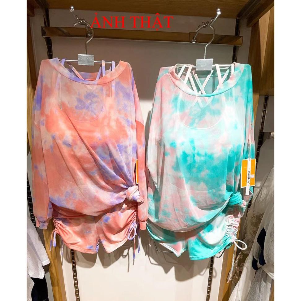 Bộ Đồ Bơi Nữ Bikini 3 Mảnh Kiểu Dáng Thể Thao - Bộ Quần Áo Đi Biển Đẹp
