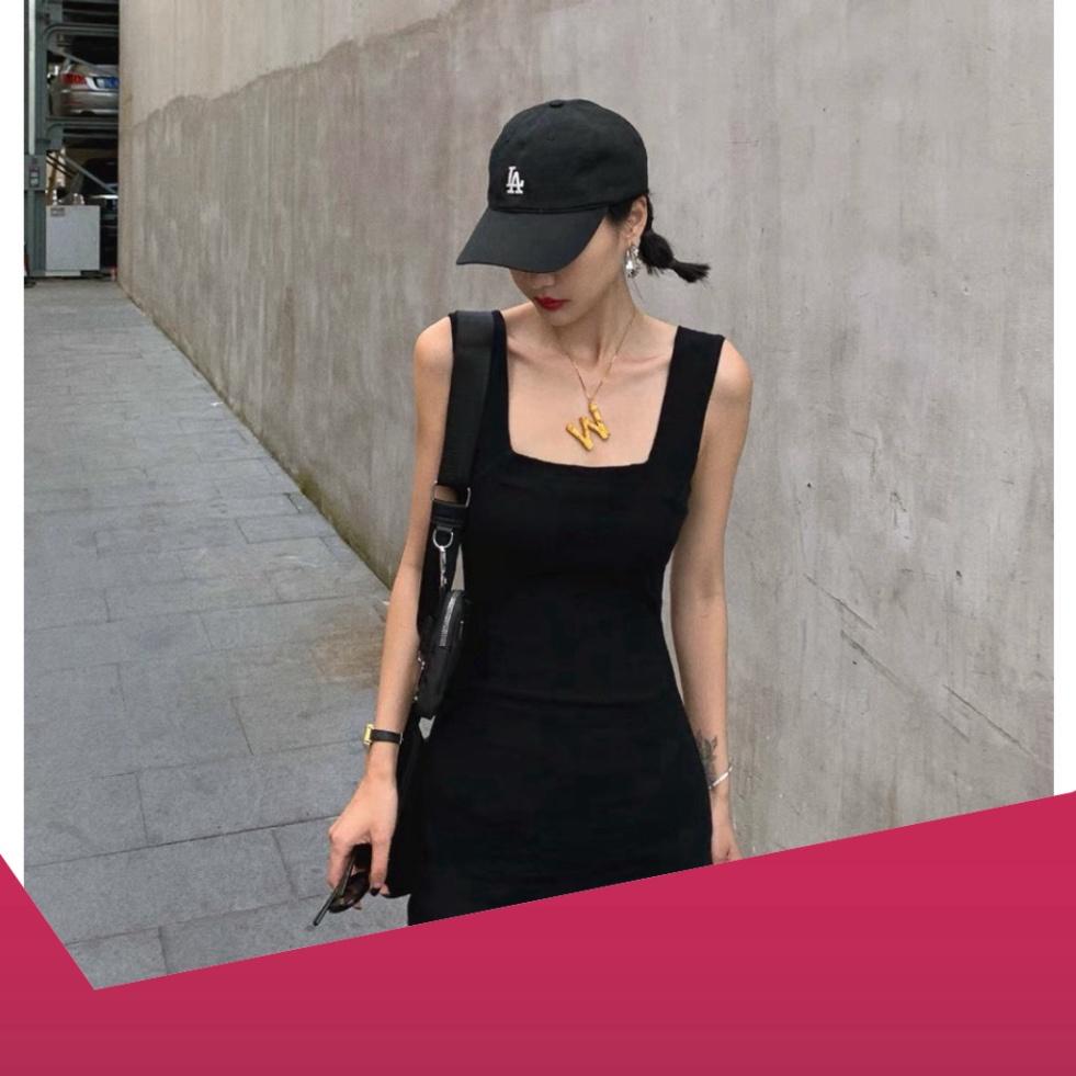 Váy Nữ, Váy 2 Dây Chất Bozip Hàng Đẹp FreeSize <55kg