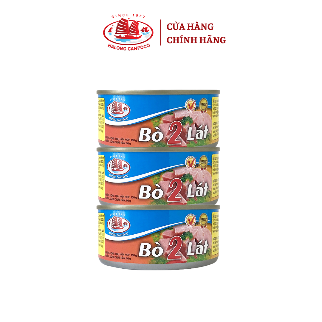 COMBO 3 hộp bò 2 lát Hạ Long 150g