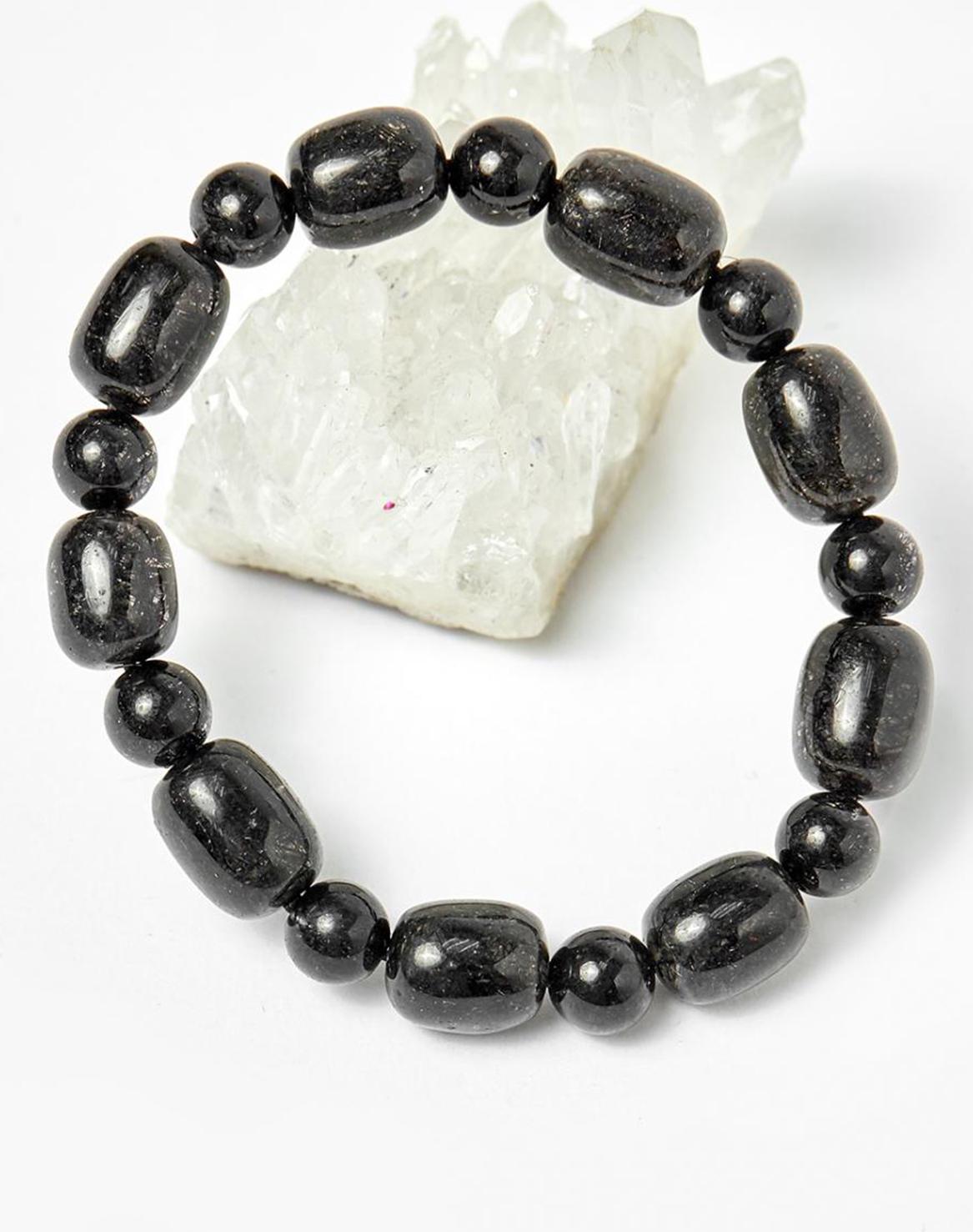 Hình ảnh Vòng nữ lu thống thạch anh tóc đen 10.6x5.6mm mệnh thủy, mộc - Ngọc Quý Gemstones