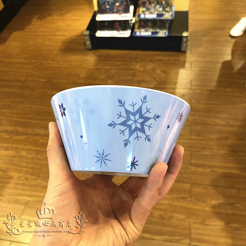 Chén ăn nhựa Melamine hình công chúa Elsa Frozen nổi 3D màu tím cho bé gái - 78VNDP2458 