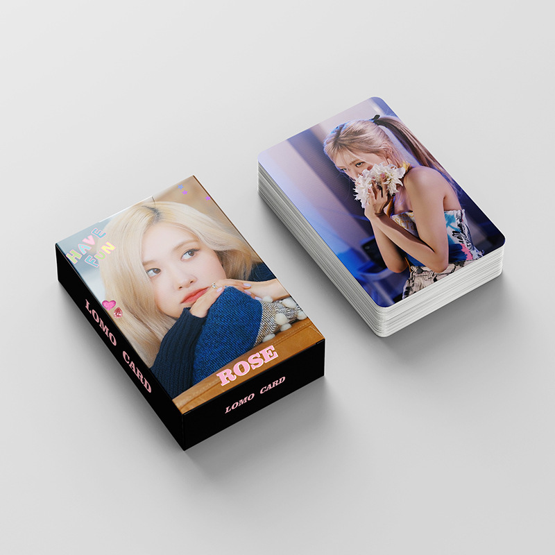 Set 55 lomo card Blackpink ROSE dễ thương 2023