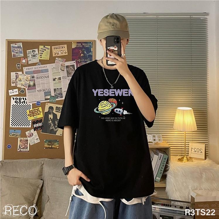 Áo thun, phông nam Hàn Quốc cao cấp dáng rộng tay lỡ T-Shirt Loose R3TS22