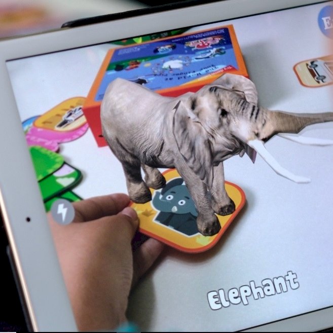 Thẻ học thông minh EKID 4D Augmented Reality Flashcards. EKID - 48 Animals &amp; 48 Vehicles