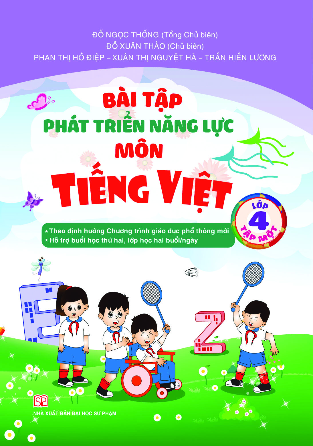 Combo 4 Cuốn Bài Tập Phát Triển Năng Lực Môn Toán và Tiếng Việt Lớp 4 Tập 1 + Tập 2